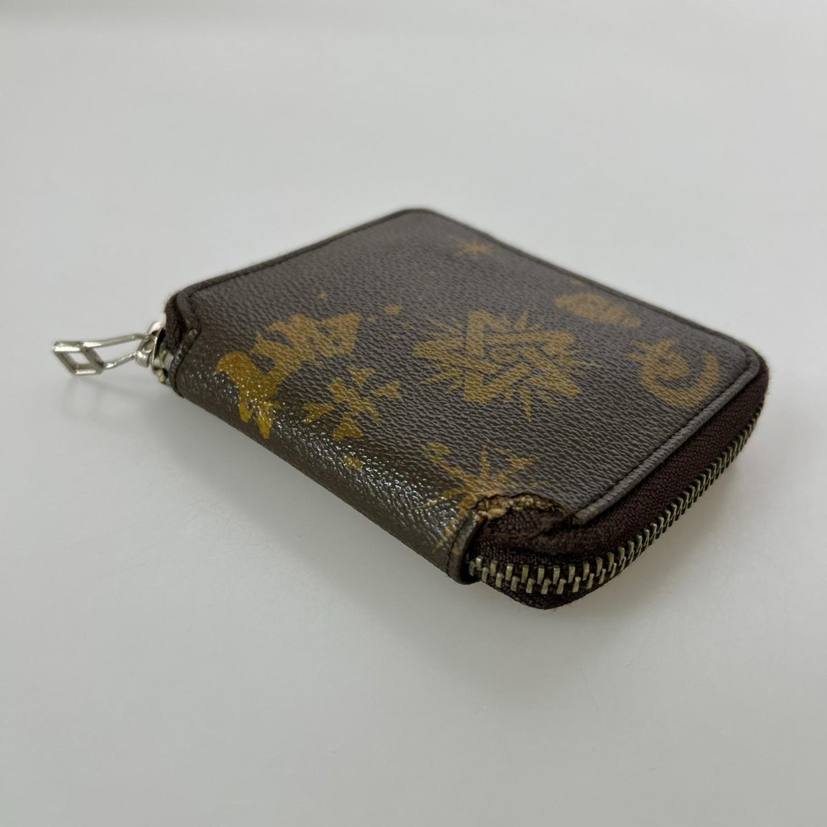 コンパクトウォレット ×PORTER 二つ折りラウンドジップ財布 ブラウン