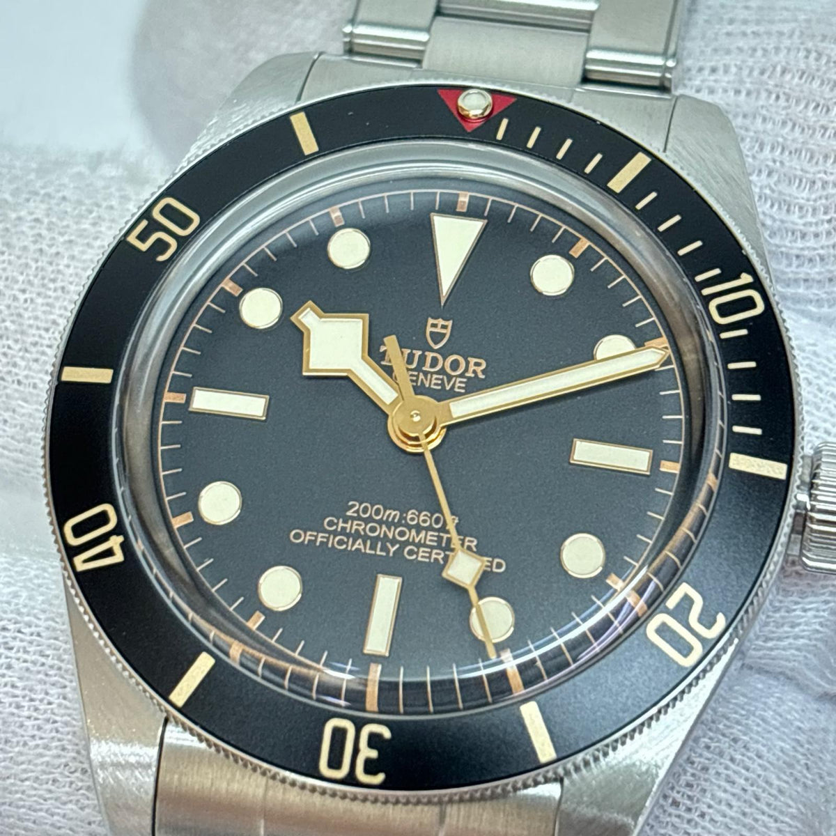 ﾁｭｰﾀﾞｰ/ﾌﾞﾗｯｸﾍﾞｲ58/79030N/仕上げ済 メンズAT TUDOR 腕時計