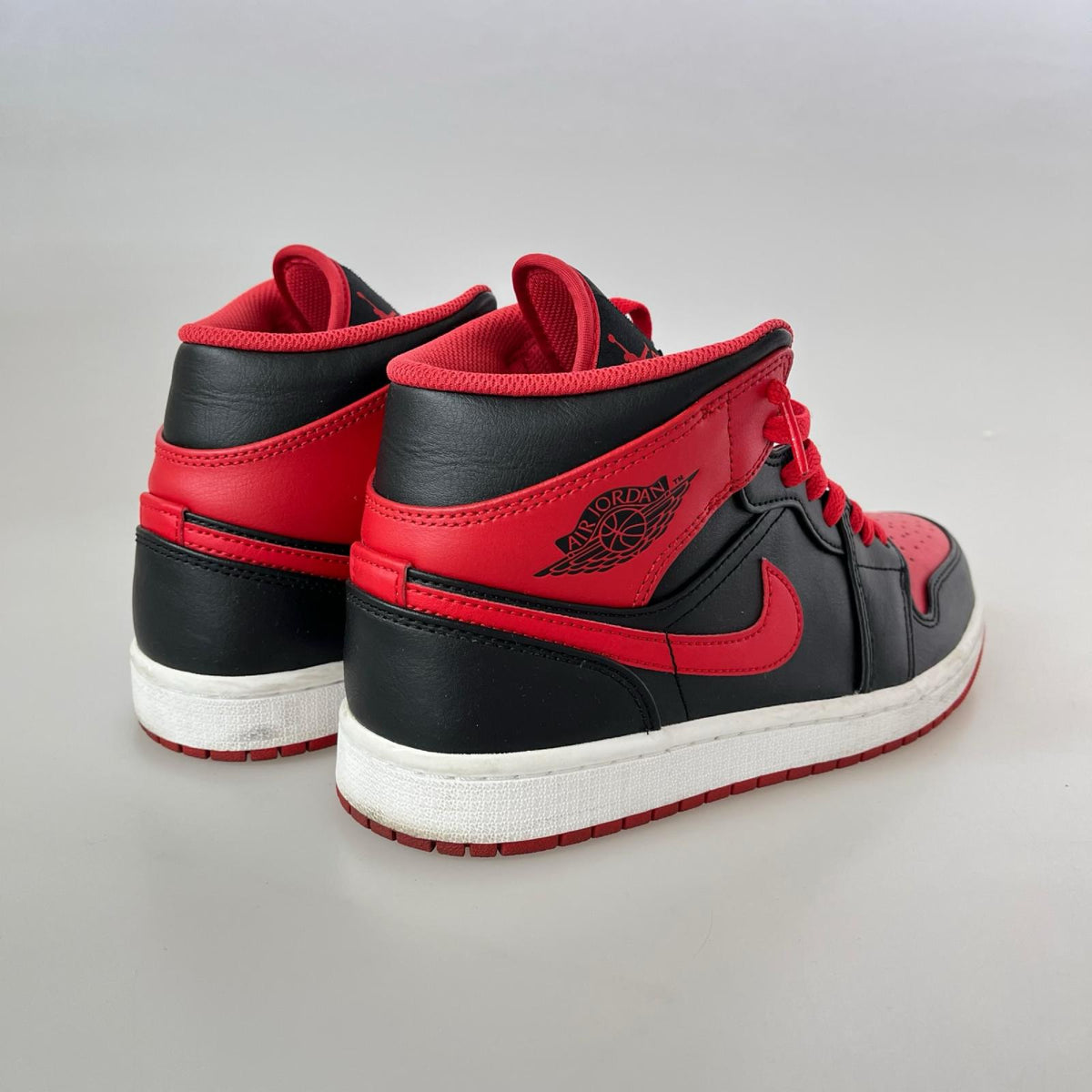 スニーカー AIR JORDAN 1 MID Bred Toe (26.5cm) DQ8426-060 26.5cm (US8 1/2 UK8 EU43)