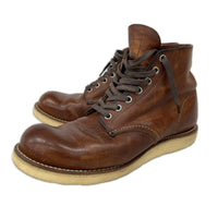 ブーツ RED WING 9111 6ｲﾝﾁ ﾌﾟﾚｰﾝﾄｩﾌﾞｰﾂ 25.5cm (US7 1/2 UK7 EU41) ブラウン