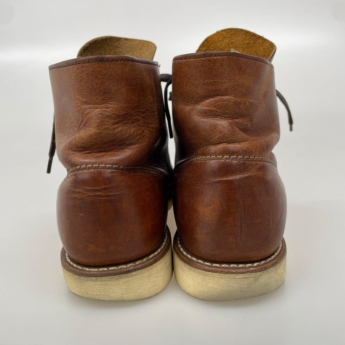 ブーツ RED WING 9111 6ｲﾝﾁ ﾌﾟﾚｰﾝﾄｩﾌﾞｰﾂ 25.5cm (US7 1/2 UK7 EU41) ブラウン