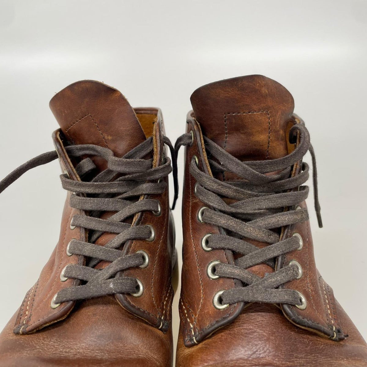 ブーツ RED WING 9111 6ｲﾝﾁ ﾌﾟﾚｰﾝﾄｩﾌﾞｰﾂ 25.5cm (US7 1/2 UK7 EU41) ブラウン