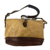 ショルダーバッグ AGING CANVAS CARRYALL SHOULDER S KHK ブラウン
