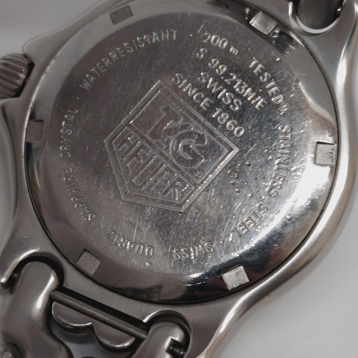ﾀｸﾞﾎｲﾔｰ/ｾﾙ ﾌﾟﾛﾌｪｯｼｮﾅﾙ200M/S99.213M/E/電池交換済 メンズQZ S99.213M/E タグホイヤー/TAG Heuer 腕時計