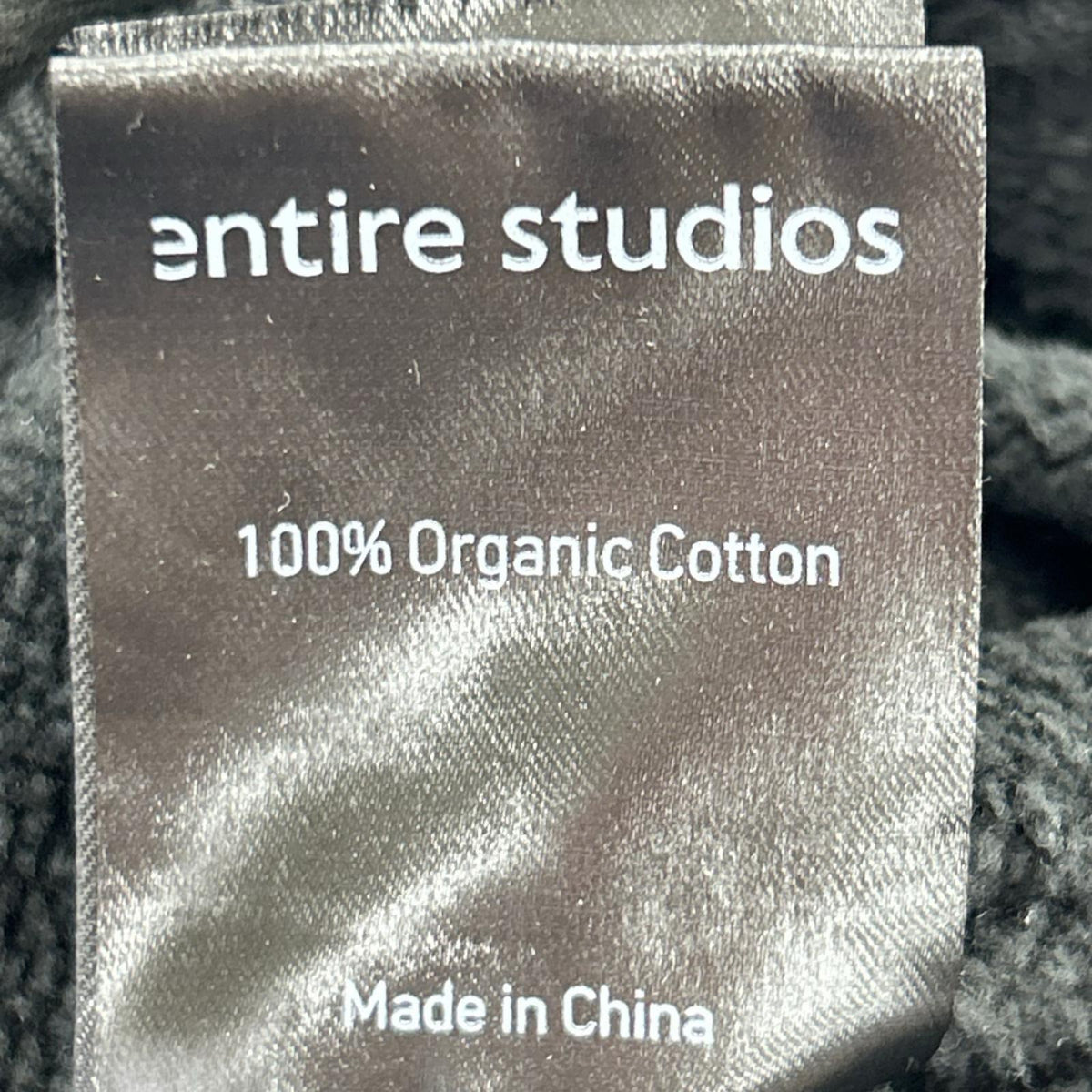 パーカー entire studios 裏ﾌﾘｰｽ M ﾌﾞﾗｯｸ M ブラック