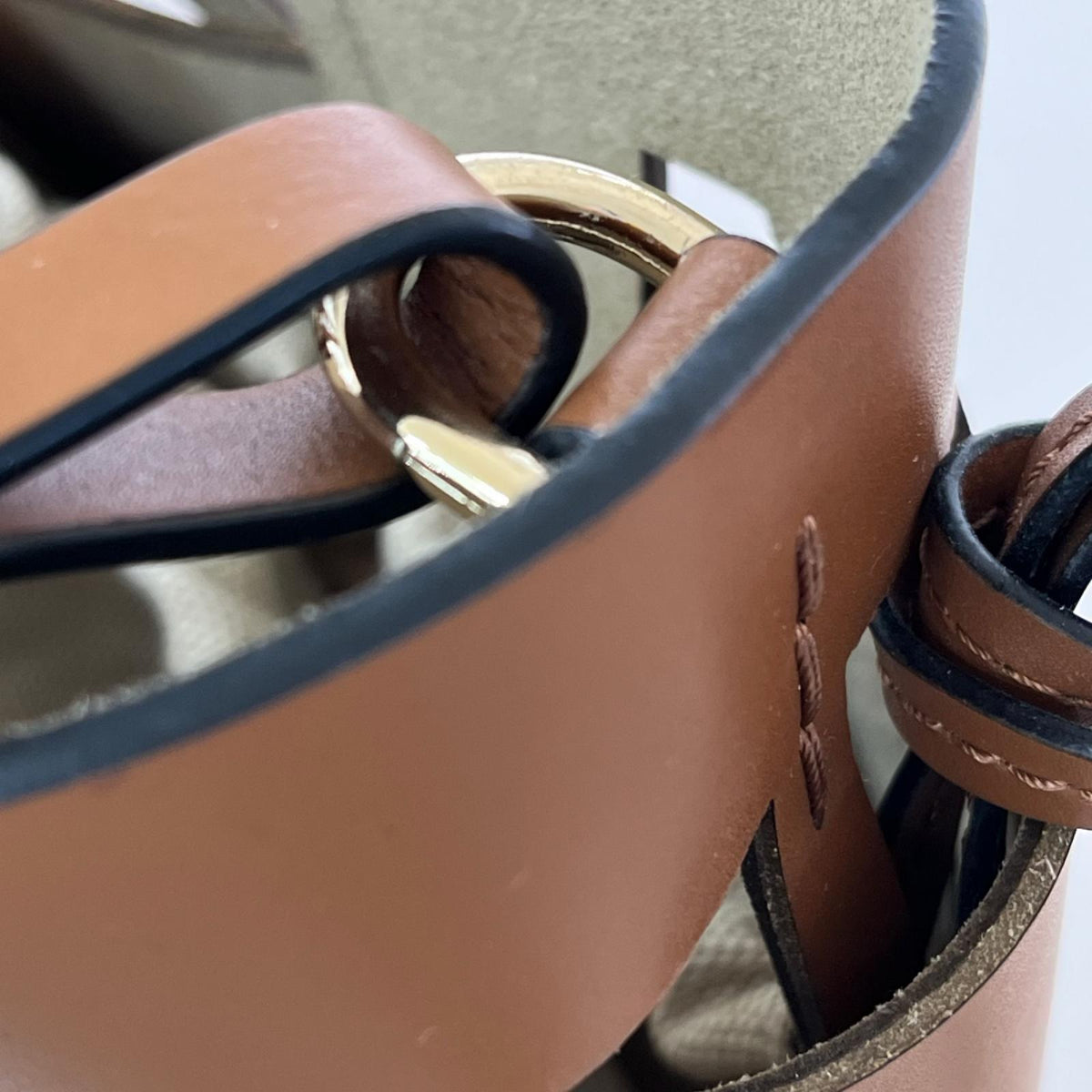 ショルダーバッグ ZANCHETTI WOVEN MIDI SHOPPER 2WAYﾊﾞｯｸﾞ ブラウン