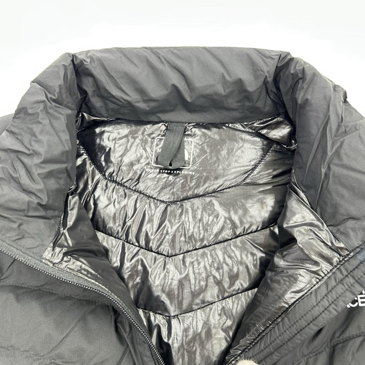 ダウンジャケット NY81402 THUNDER JACKET (S) S ブラック