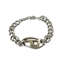 ブレスレット DIESEL Oval D Curve Chain Bracelet DX1432040 シルバー