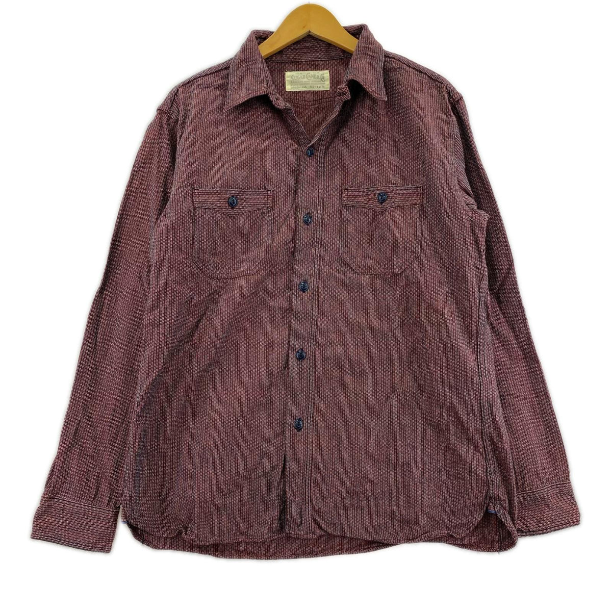 長袖シャツ SUGAR CANE COTTON BEACH CLOTH WORK SHIRTSC28283 (15 1/2) M
