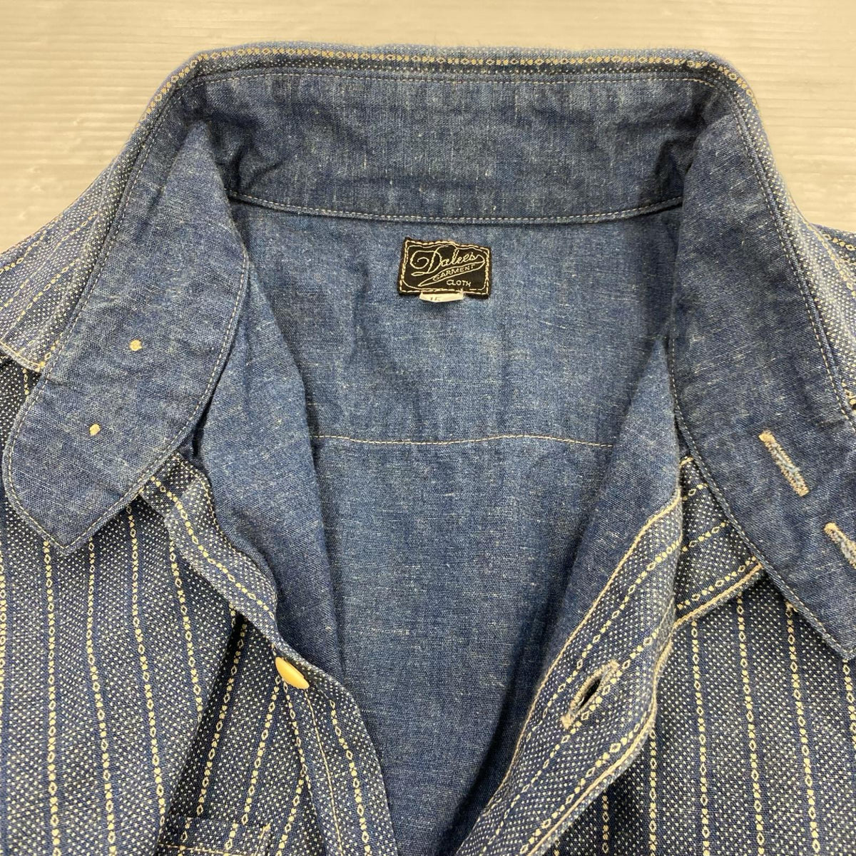 長袖シャツ DALEE'S&CO Wabash Shirt (15 1/2) ネイビー