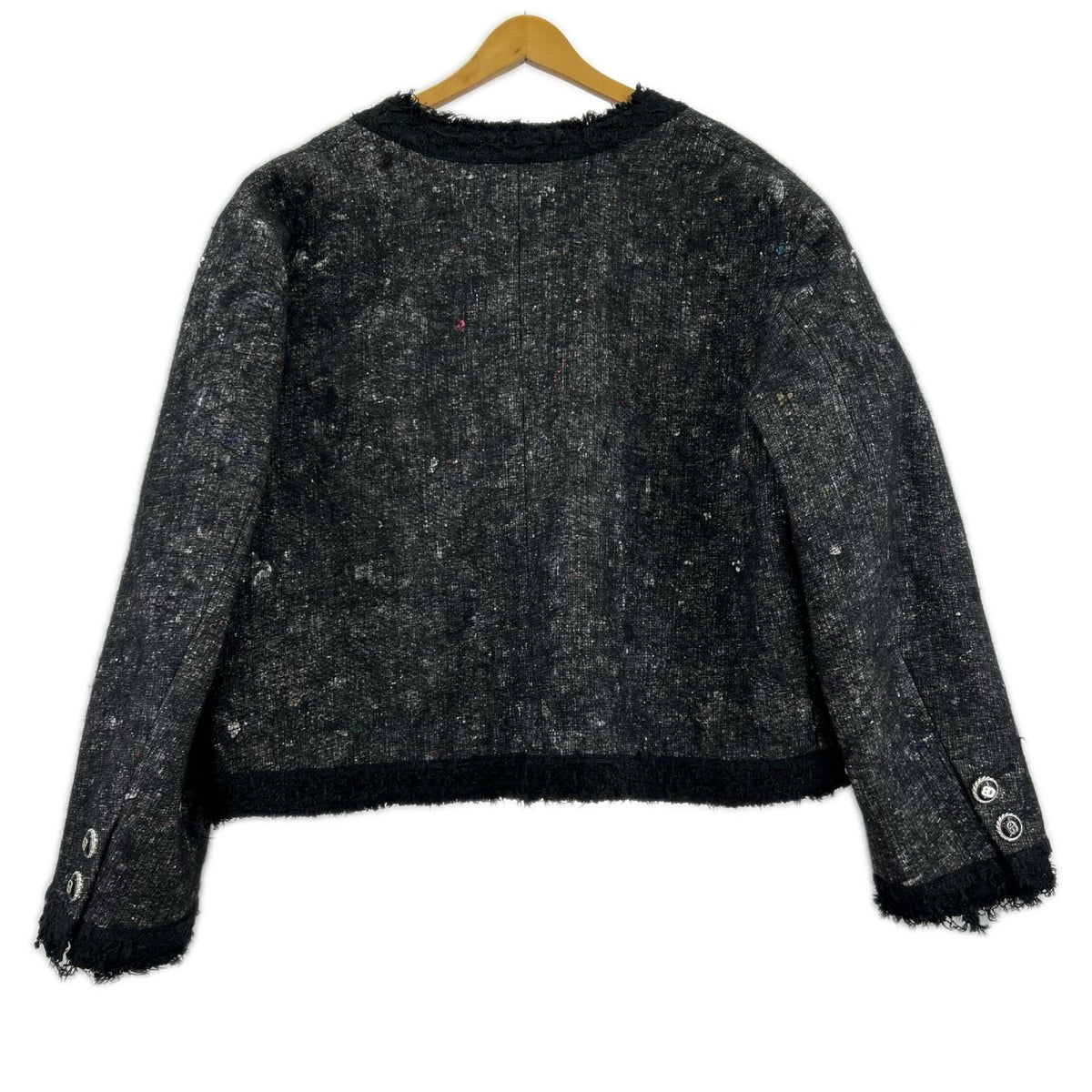 ジャケット doublet RECYCLED FELT TWEED-STYLE JACKET M ブラック