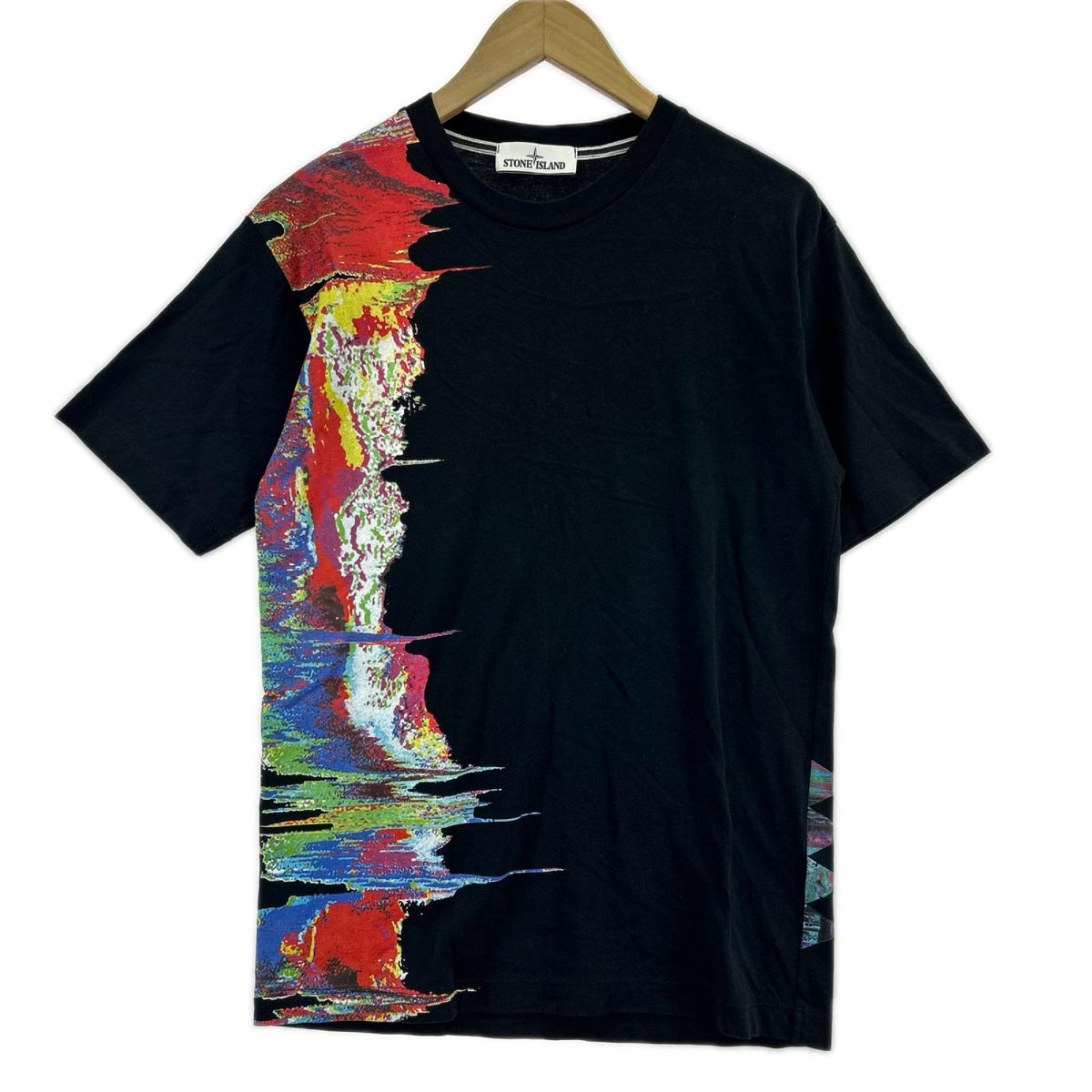 半袖Ｔシャツ デジタルグラフTシャツ S ブラック