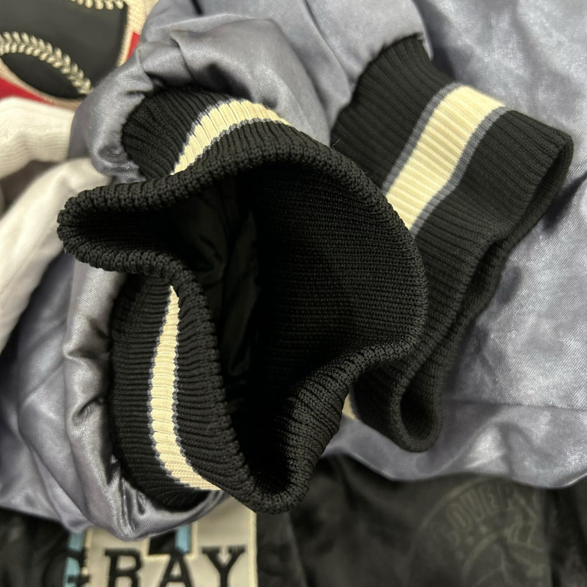 ジャケット negro league ﾁｰﾑﾛｺﾞﾜｯﾍﾟﾝ 中綿 ｽﾀｼﾞｬﾝ 4XL