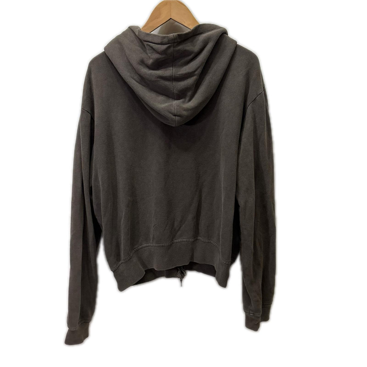 パーカー 24AW SHABBY FULL ZIPPED HOODIE 48 ブラウン
