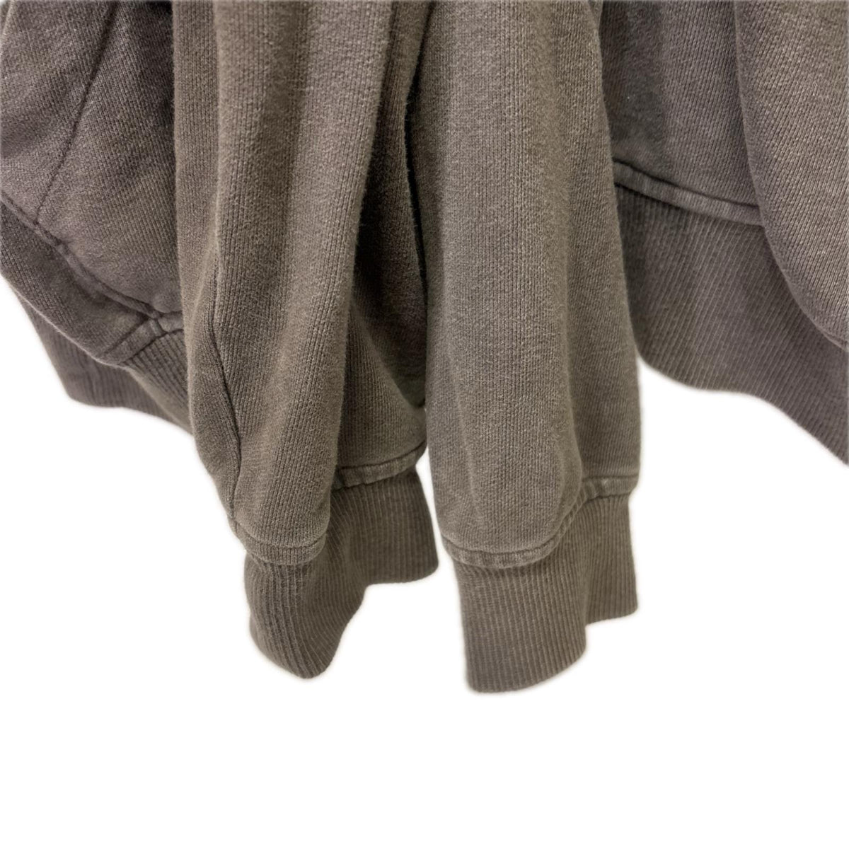 パーカー 24AW SHABBY FULL ZIPPED HOODIE 48 ブラウン