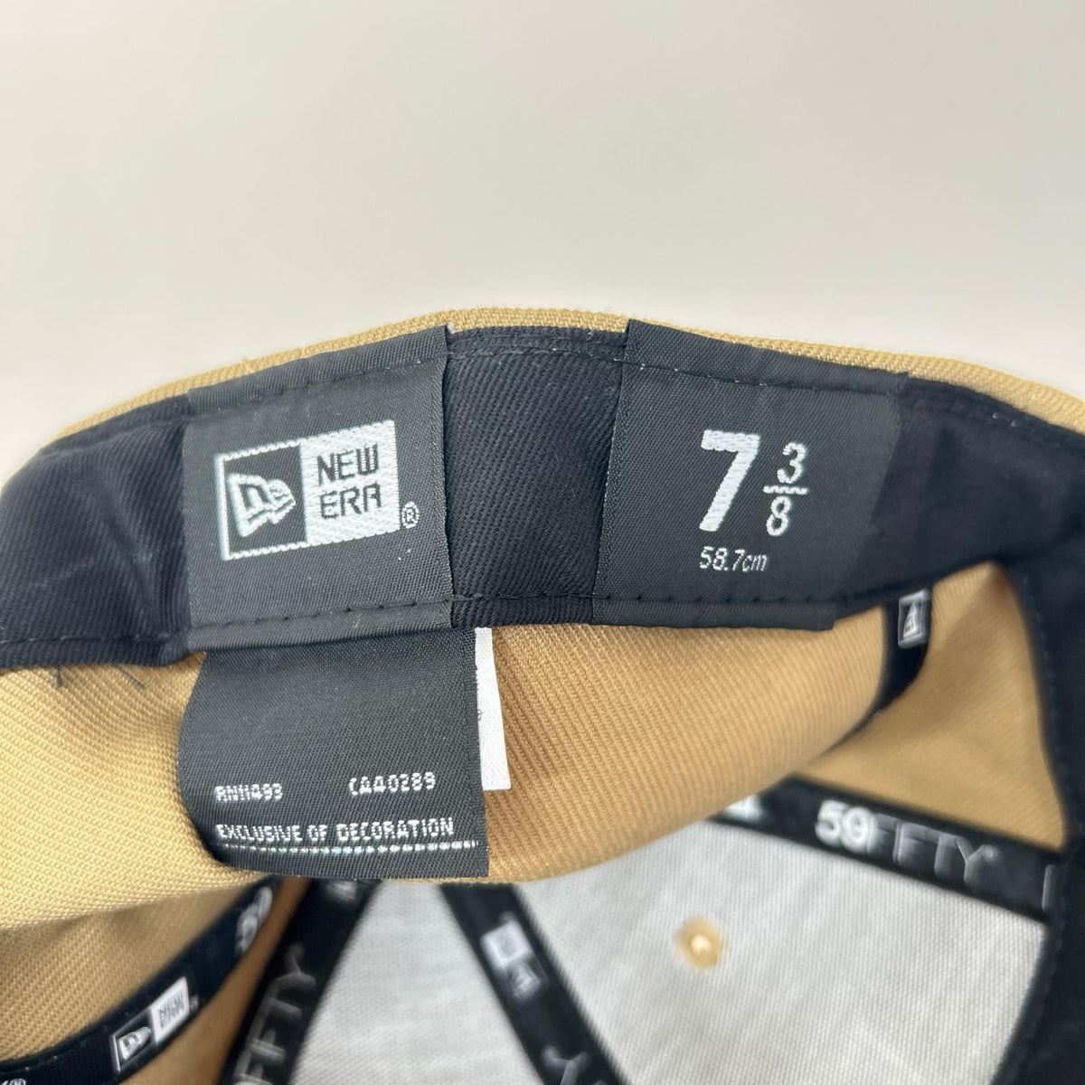 キャップ ×FTC 59FIFTY 茶 ベージュ