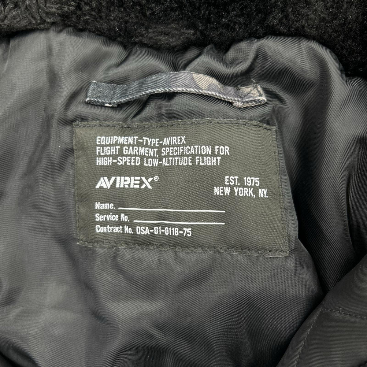 ジャケット CAMOUFLAGE N-2B ｼﾞｬｹｯﾄ XL ブラック