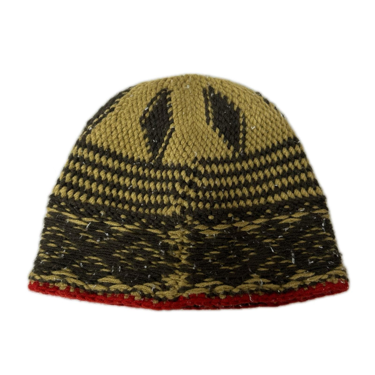 ニットキャップ 24FW Diamond Beanie カーキ