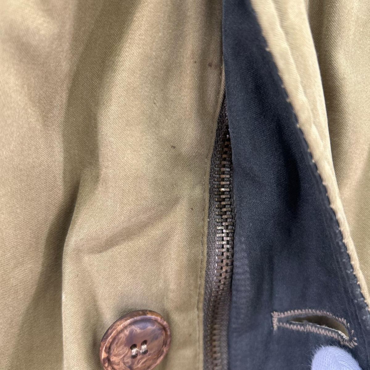ジャケット 80-90s GIORGIO ARMANI Cotton Fishtail parka KHK