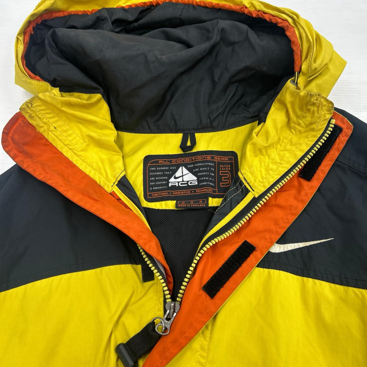 マウンテンパーカー M YEL&BLK M