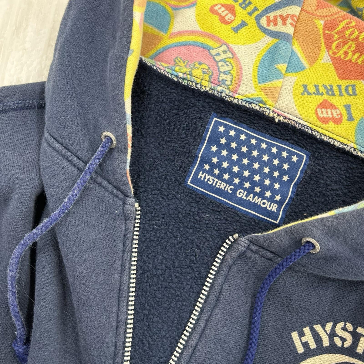 パーカー 00s hysteric jeans ﾊﾞｲｶﾗｰ ｼﾞｯﾌﾟﾊﾟｰｶｰ フリー