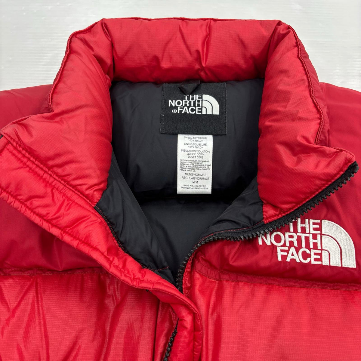 ダウンジャケット 90s THE NORTH FACE ﾀﾞｳﾝ ﾇﾌﾟｼ ﾚｯﾄﾞsizeS M