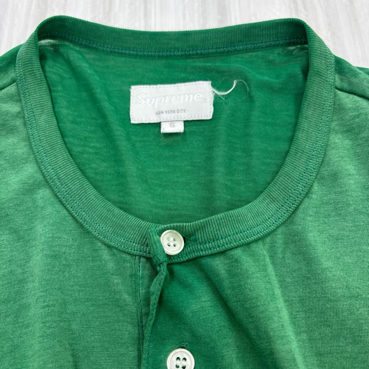 半袖Ｔシャツ 12SS City And Country Henley Shirt GRN S S