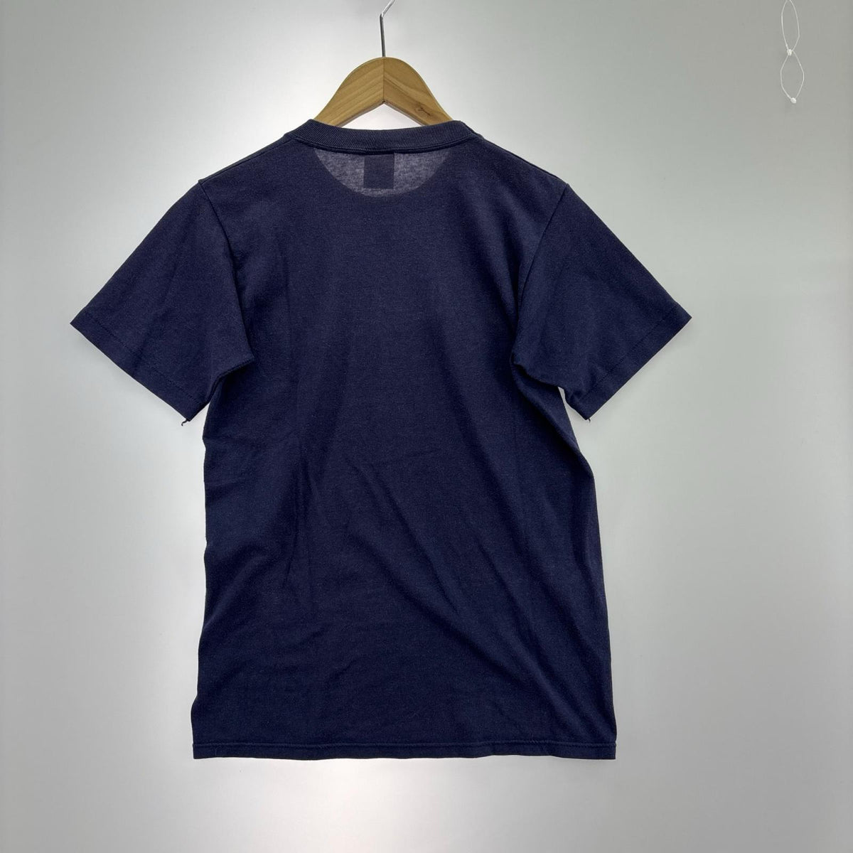 半袖Ｔシャツ 80s JERZEES まわしﾀｸﾞ ｼﾝｸﾞﾙｽﾃｯﾁ NVY S S ネイビー