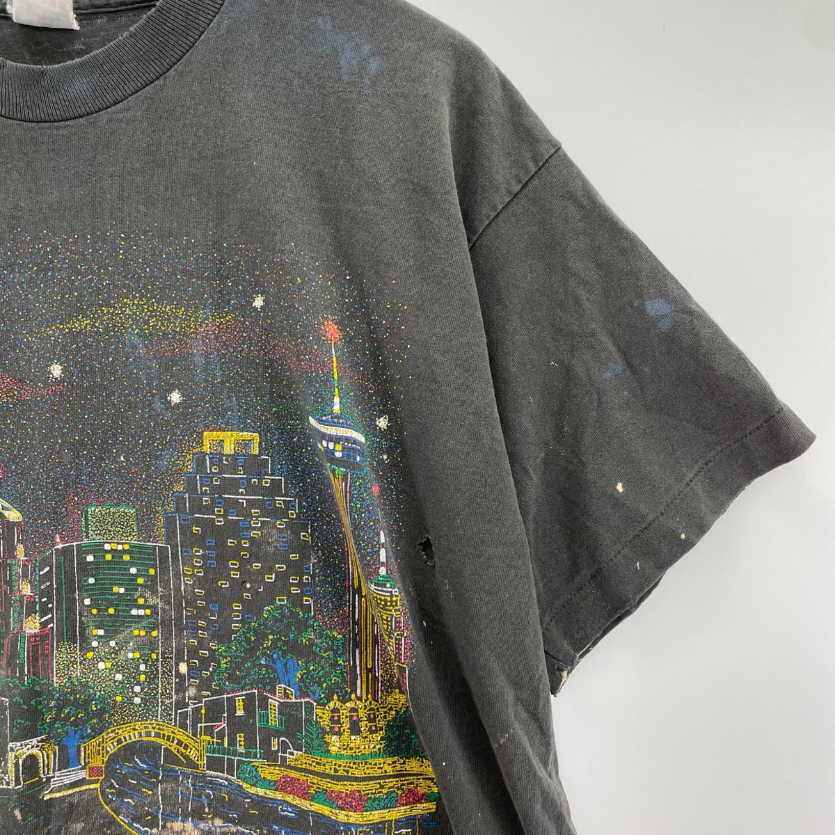 半袖Ｔシャツ 90s San Antinio Graphic Tee F.BLK XL ブラック