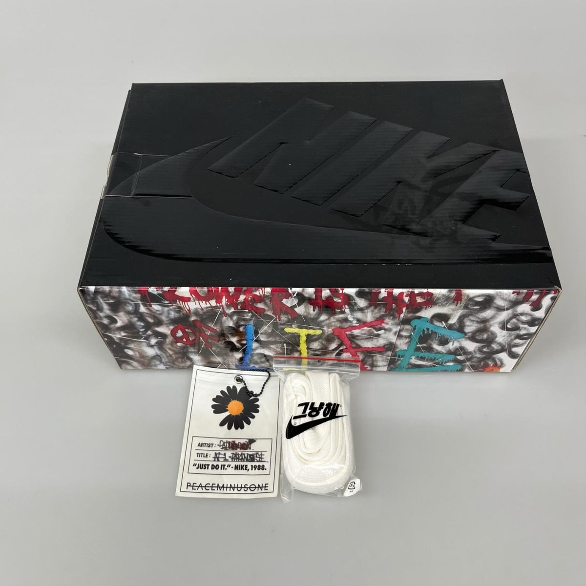 スニーカー ×PEACEMINUSONE Air Force 1 LowPara-noise 27cm (US9 UK8 1/2 EU44) マルチカラー