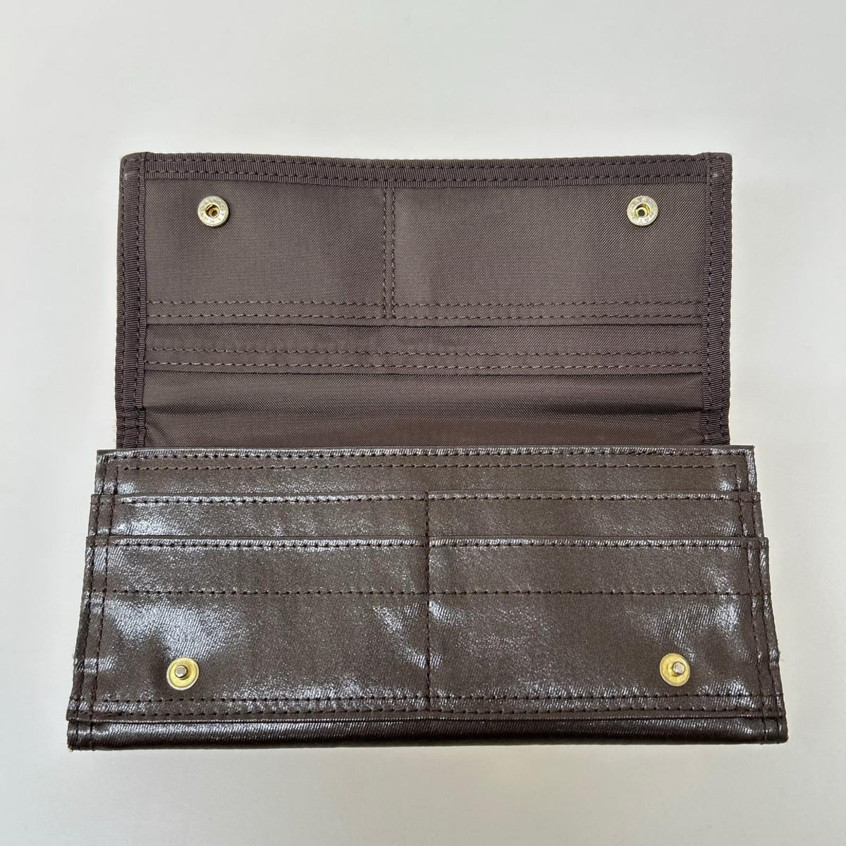 長財布 PORTER SHINE ﾛﾝｸﾞｳｫﾚｯﾄ ﾌﾞﾗｳﾝ ブラウン
