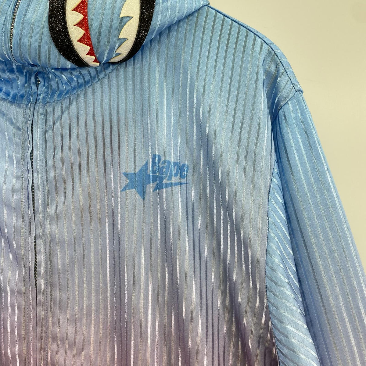パーカー DIP DYE SHARK FULL ZIP HOODIE (S) S
