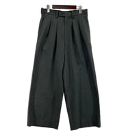 パンツ M’S BRAQUE　25SS　Two Tuck Baggy Trousers 36 グレー