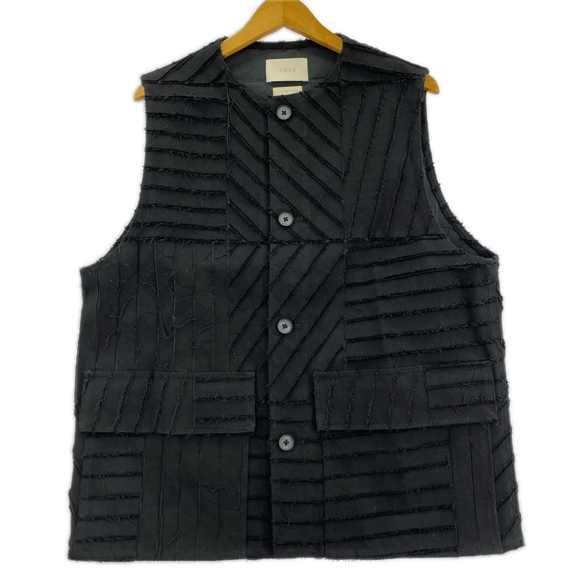 長袖シャツ YORK BONDING OPAL WORK VEST 2 ブラック