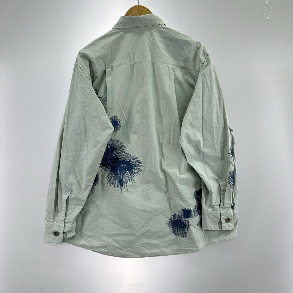 長袖シャツ YOKE 25SS EMBROIDERY UTILITY SHIRT 2