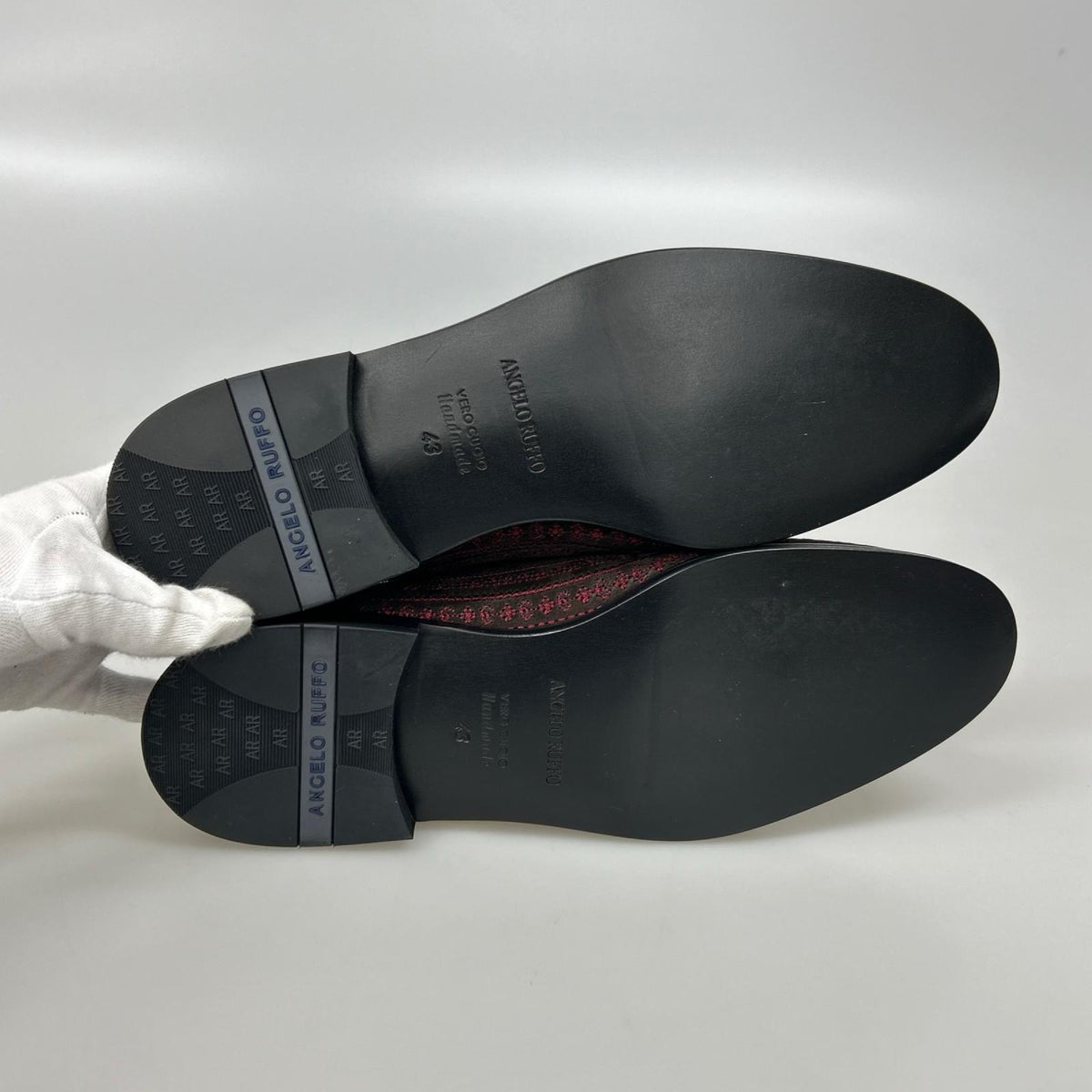 シューズ ANGELO RUFFO 500 32796-G DK SIZE 43 43 レッド