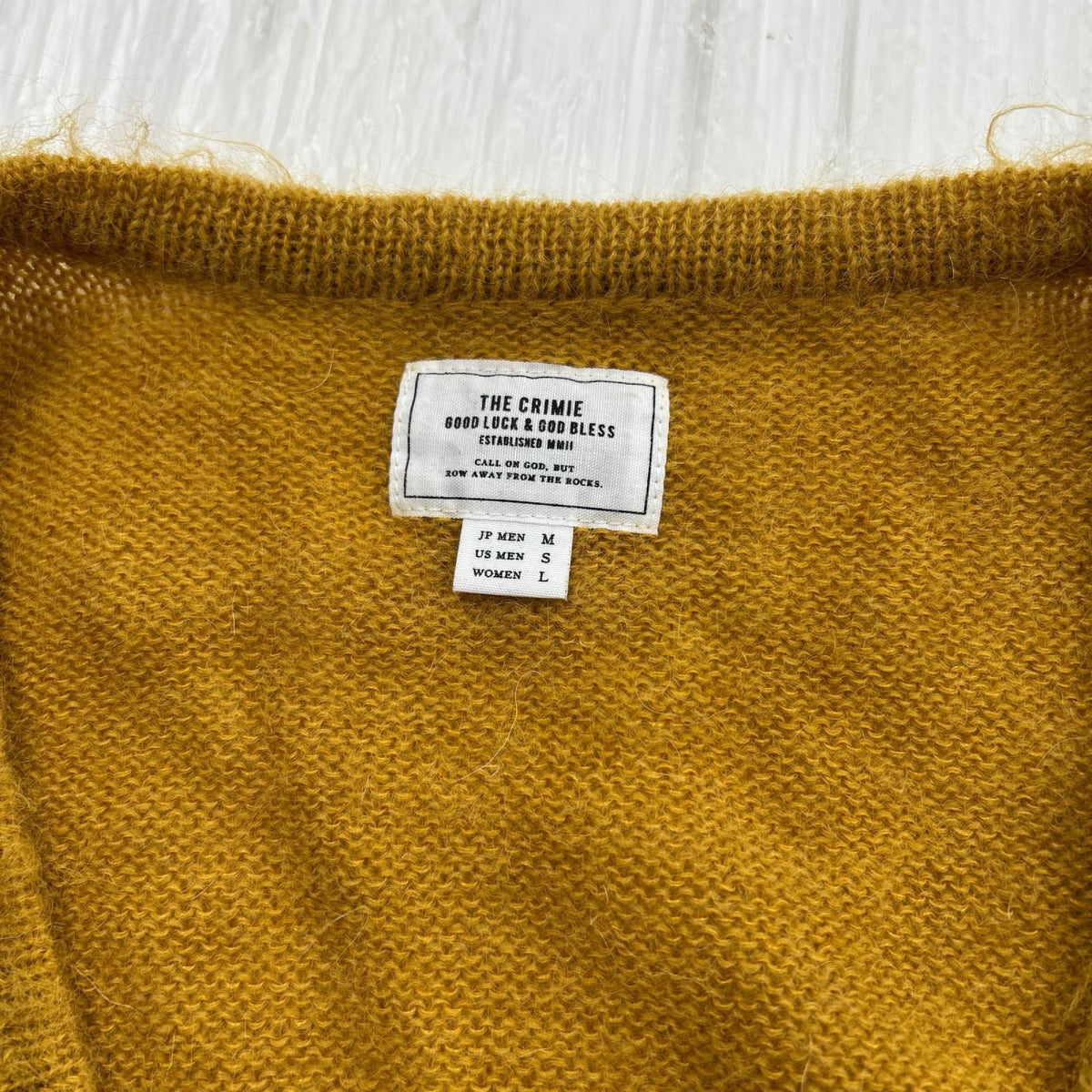 カーディガン THE CRIMIE MOHAIR KNIT CARDIGAN M ブラウン