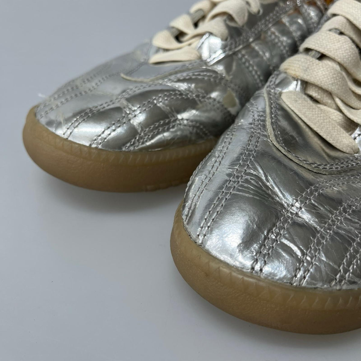 スニーカー ×Wales Bonner Samba Silver Metallic 26.5 27.5cm (US9 1/2 UK9 EU45) シルバー