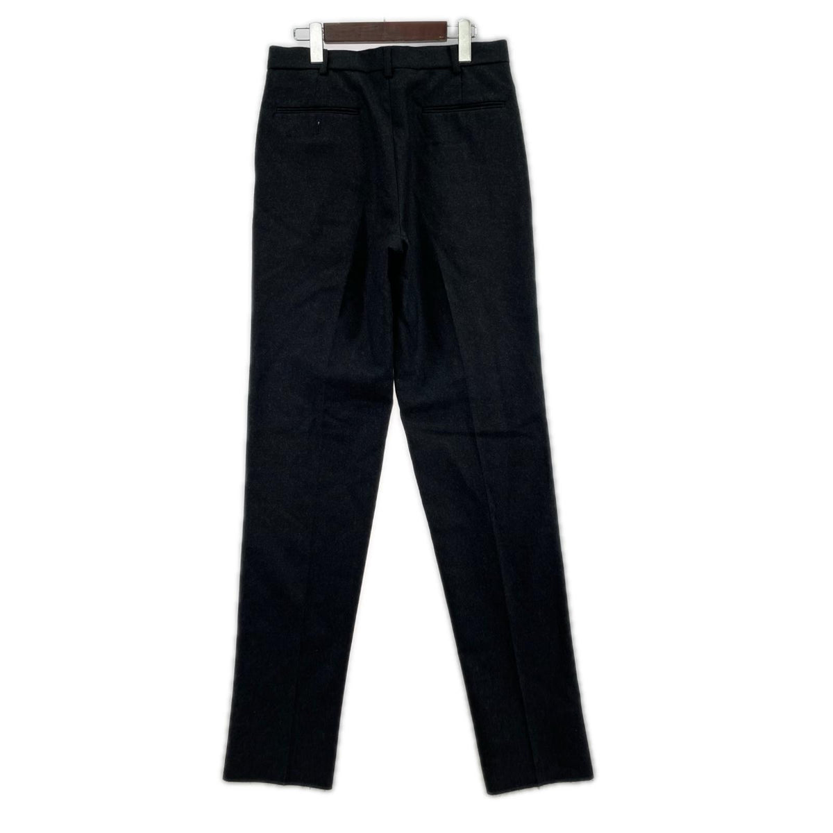 パンツ Straight wool trousers 46 BLK 46 ブラック