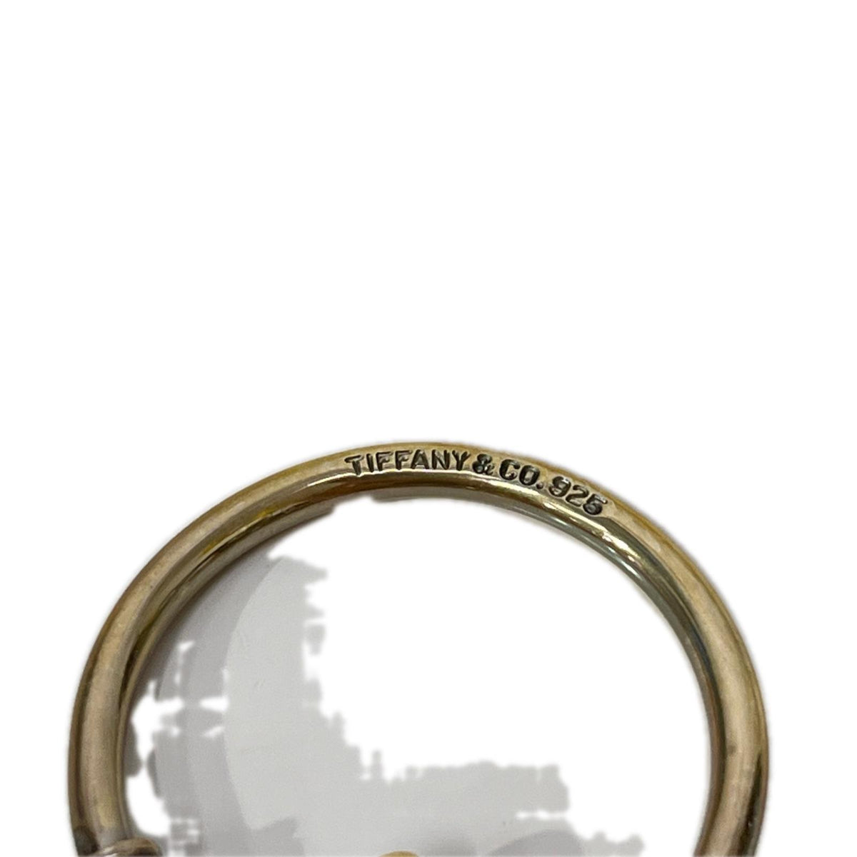 Tiffany&Co. ｺﾞﾙﾌﾓﾁｰﾌ ｷｰﾘﾝｸﾞ 925