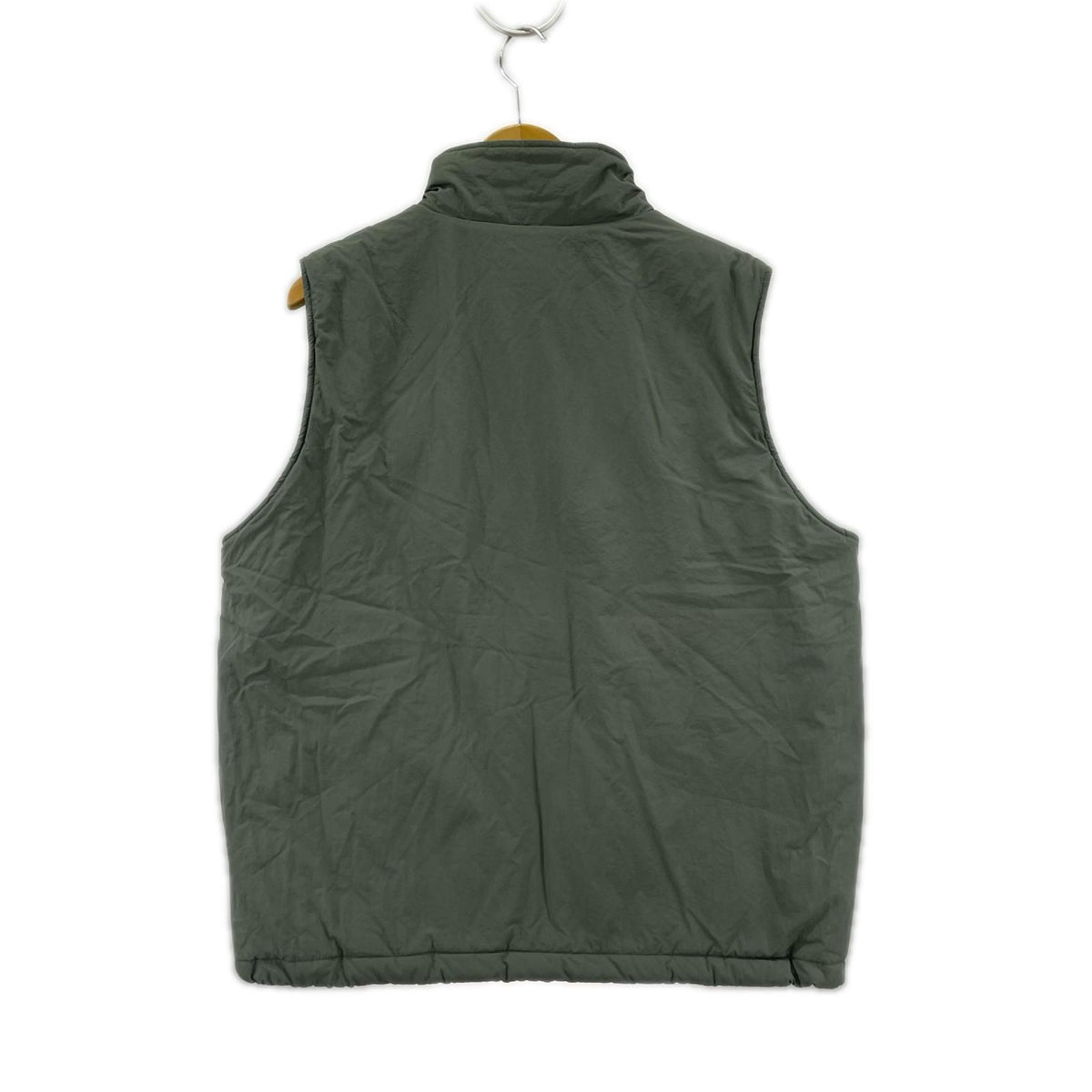ダウンベスト WILDTHINGS BEAMS別注 MILITARY DOWN VEST WT24408SN-BBM ｾｰｼﾞｸﾞﾘｰﾝ (M) M カーキ