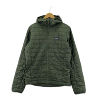 ダウンジャケット patagonia Nano Puff Hoody 84222FA20 緑 (S) S カーキ