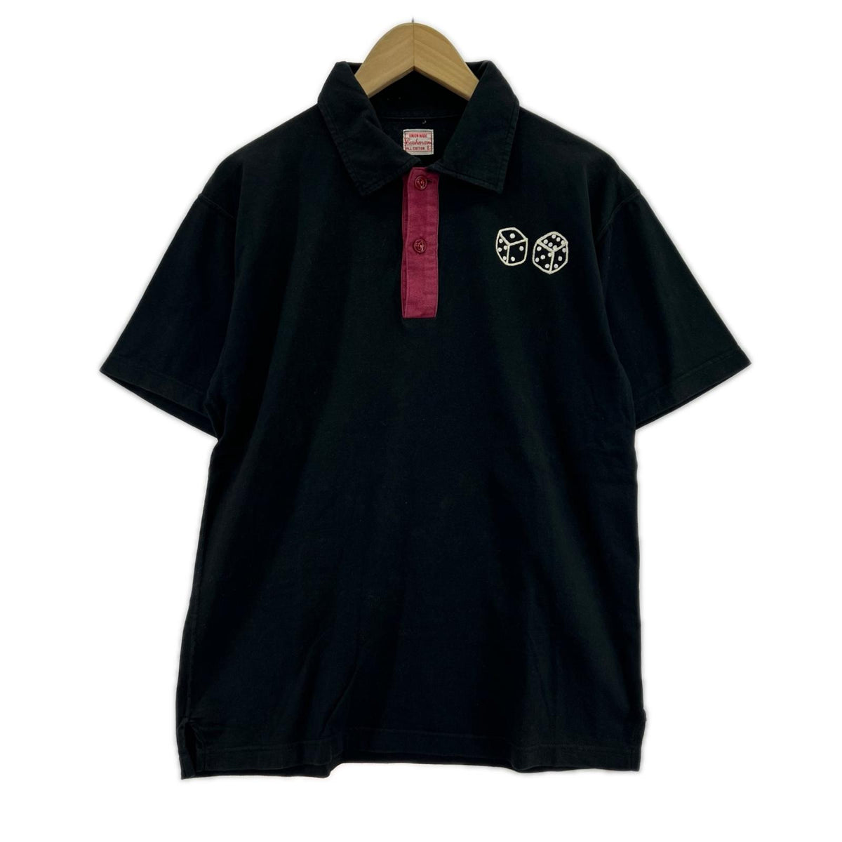 半袖シャツ ﾎﾟﾛ ﾎﾞｰﾘﾝｸﾞｼｬﾂ BLK L L ブラック