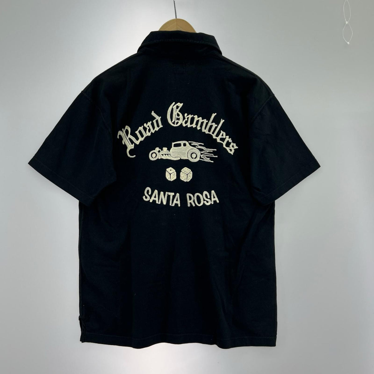 半袖シャツ ﾎﾟﾛ ﾎﾞｰﾘﾝｸﾞｼｬﾂ BLK L L ブラック