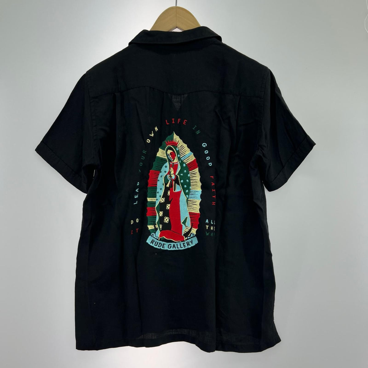 半袖シャツ MEX MARIA BOWRING SHIRT 3 3 ブラック
