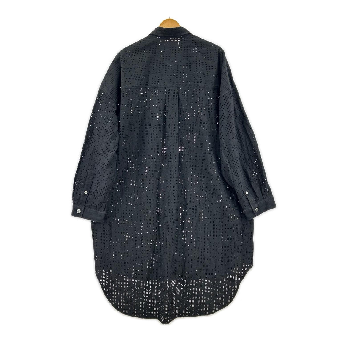 長袖シャツ MAISON SPECIAL LIMITED EDITION ﾒｯｼｭ ｵｰﾊﾞｰｻｲｽﾞｼｬﾂ 2 黒 2 ブラック