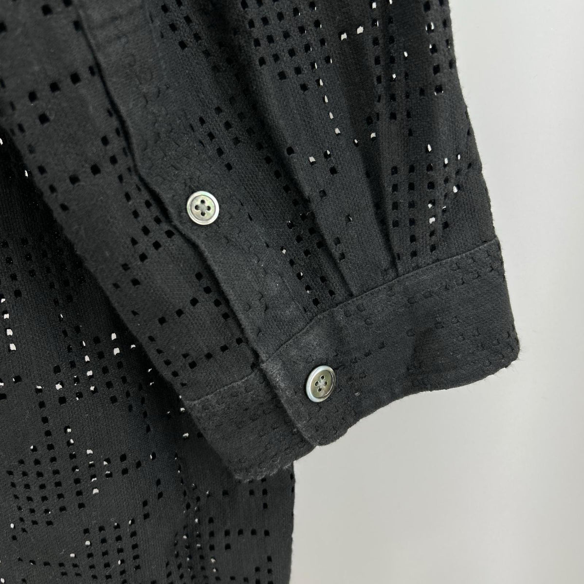 長袖シャツ MAISON SPECIAL LIMITED EDITION ﾒｯｼｭ ｵｰﾊﾞｰｻｲｽﾞｼｬﾂ 2 黒 2 ブラック
