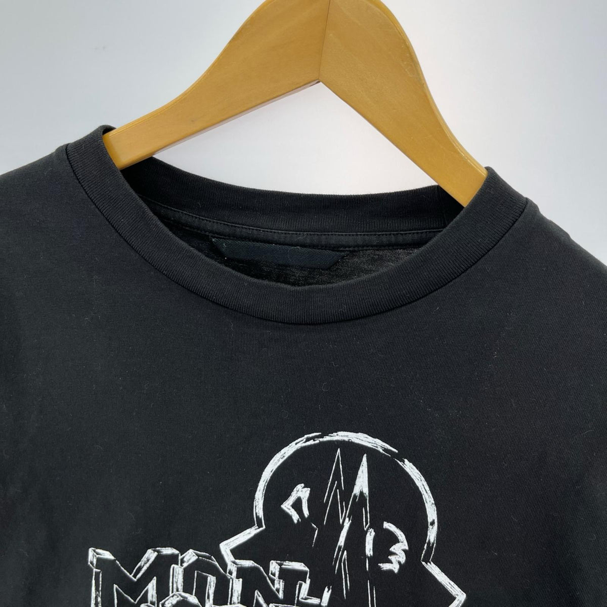 長袖Ｔシャツ 24AW ﾛｺﾞﾌﾟﾘﾝﾄ（M）ﾌﾞﾗｯｸ S ブラック