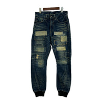 パンツ Unplugged sarrouel denim ネイビー