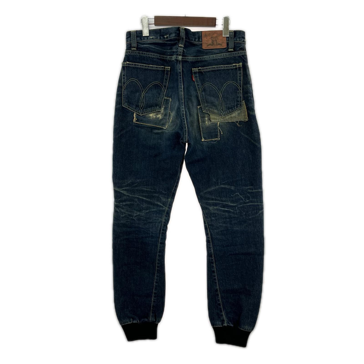 パンツ Unplugged sarrouel denim ネイビー